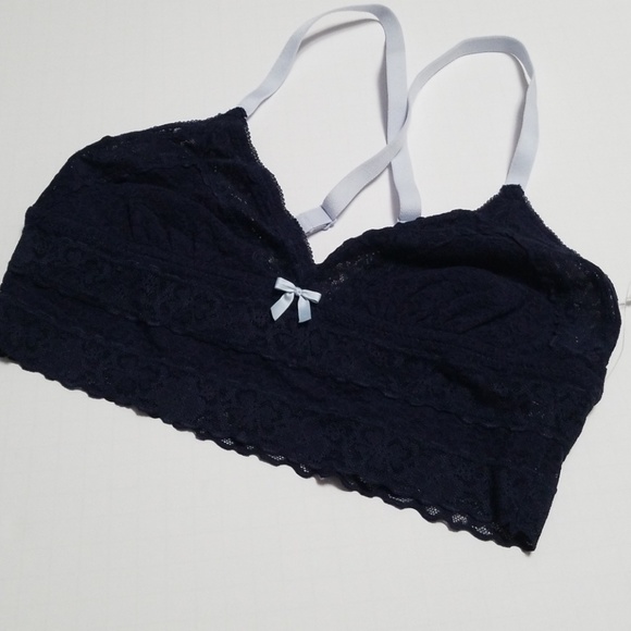NWOT Aeri navy blue lace bralette - Picture 5 of 6
